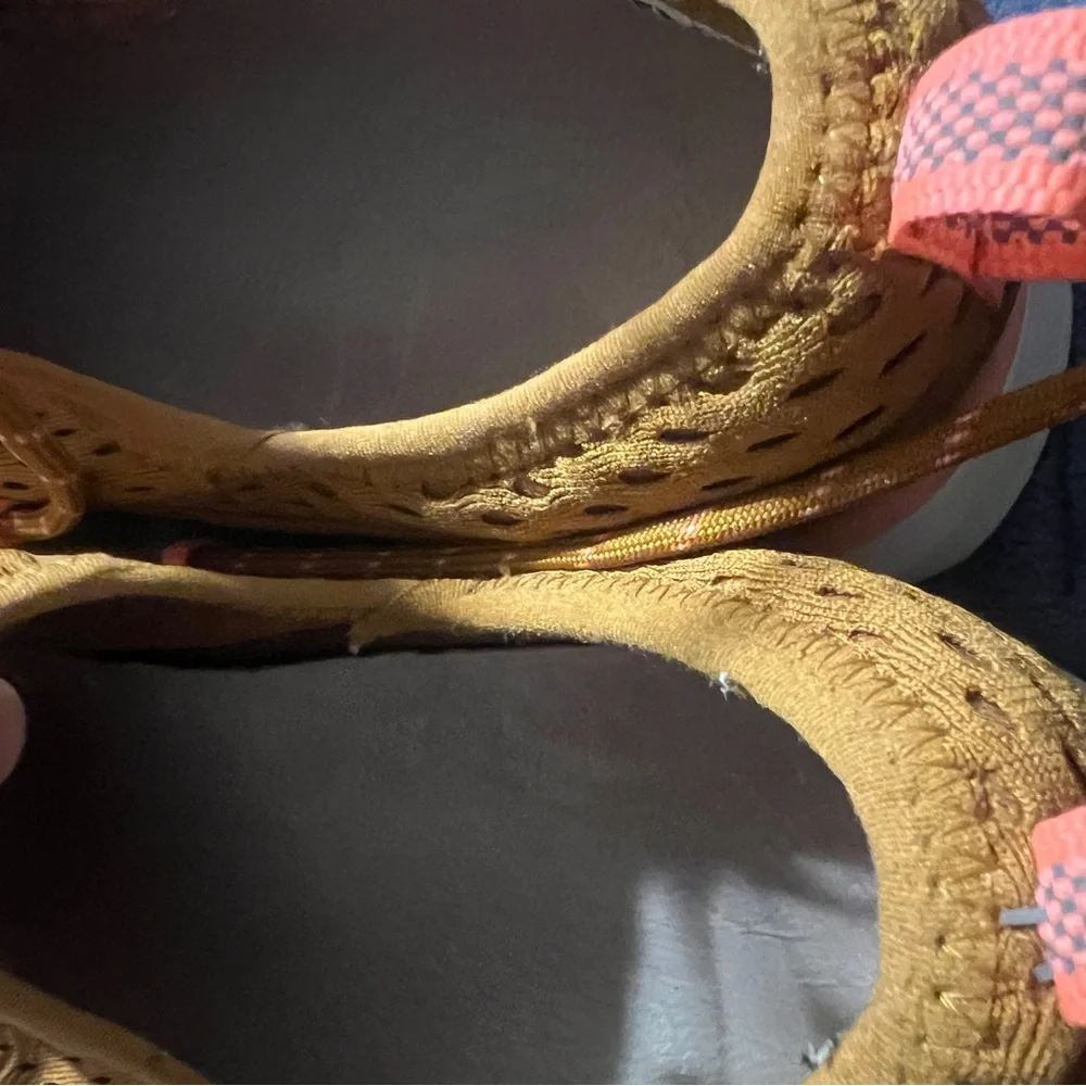 Stylish Orange WOMen's Sneakers - Picture 4 of 5